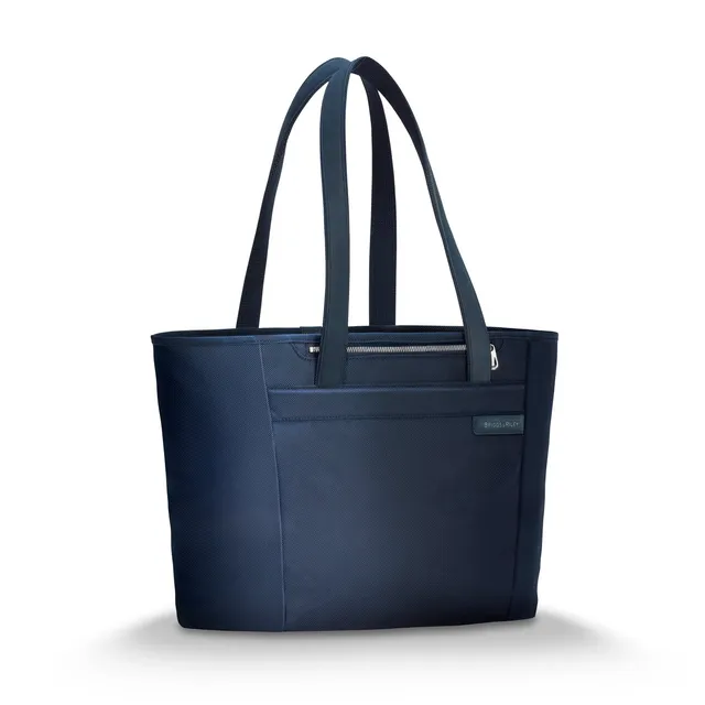 briggs-riley-baseline-large-shopping-tote-bag-navy image 1