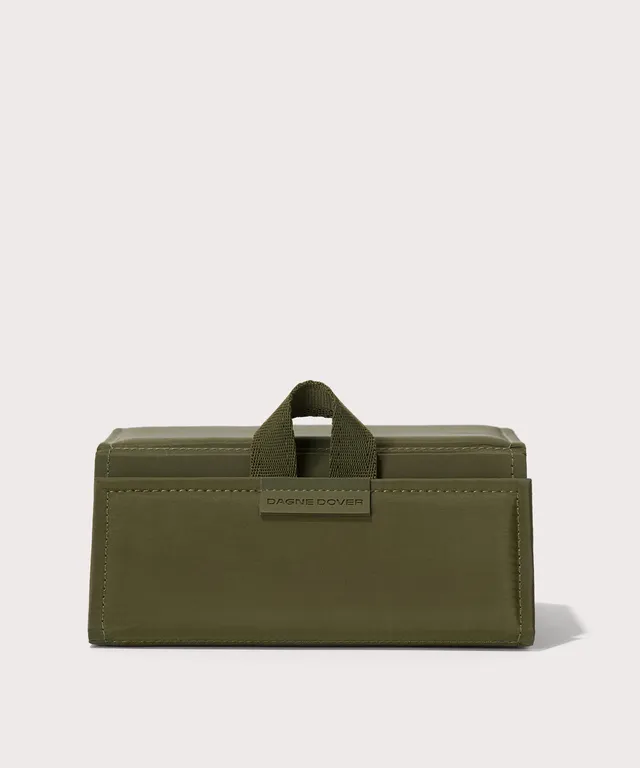 dagne-dover-remi-glasses-case-in-dark-moss-foldable-travel-case-for-up-to-3-pair image 1