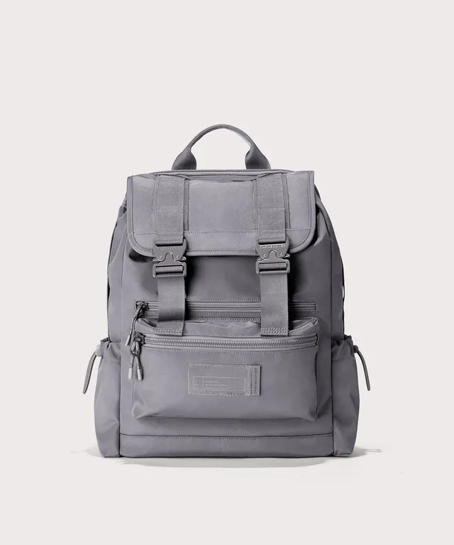 dagne-dover-brooklyn-backpack-in-ash-flap-top-travel-laptop-backpack-with-water- image 1