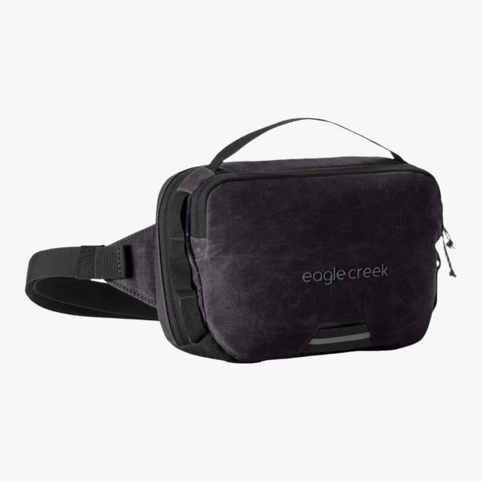 eagle-creek-explore-hip-pack-recycled-waxed-ripstop-waist-pack-with-hidden-pocke image 1
