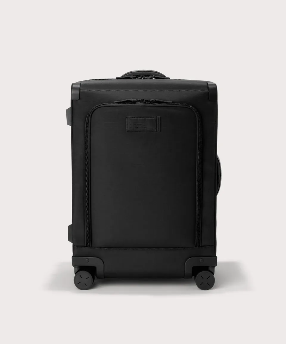 dagne-dover-sydney-checked-luggage-in-onyx-smaller-25-inch image 1