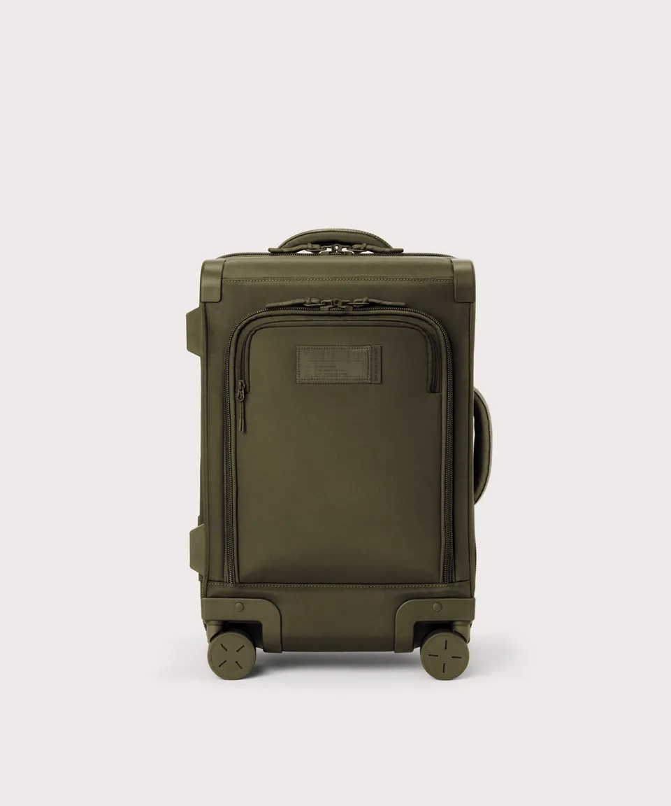 dagne-dover-seattle-carry-on-luggage-in-dark-moss-smaller-20-5-inch image 1