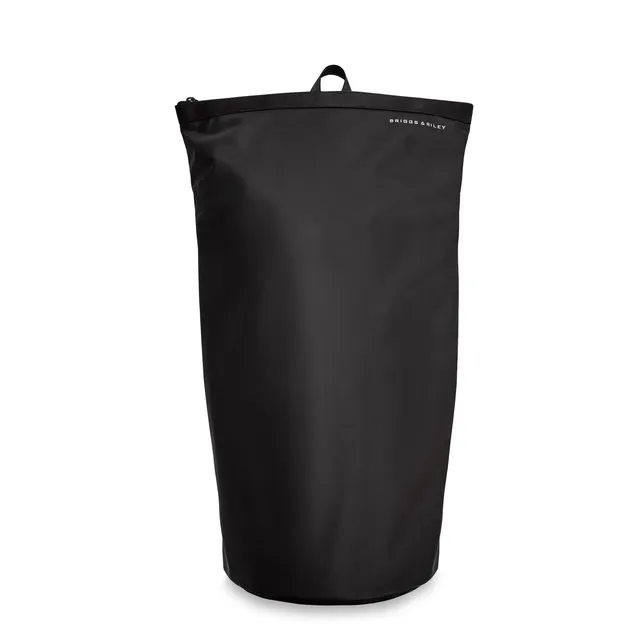 briggs-riley-zippered-laundry-bag-high-quality-nylon-travel-accessory-black image 1