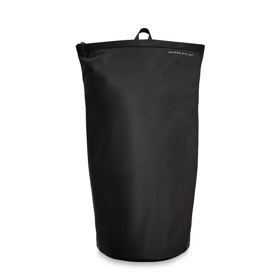 briggs-riley-zippered-laundry-bag-high-quality-nylon-travel-accessory-black image 1