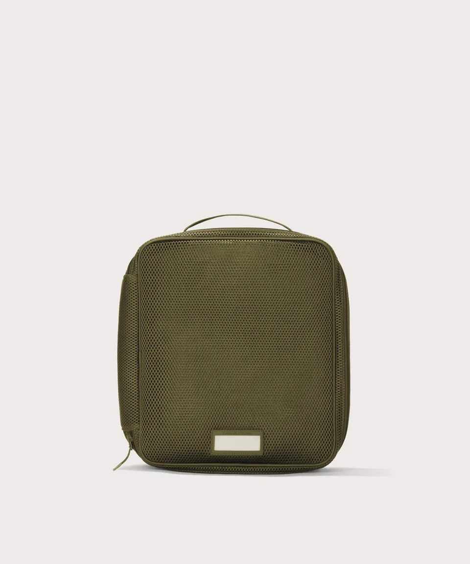dagne-dover-roma-packing-cube-in-dark-moss-air-mesh-large image 1