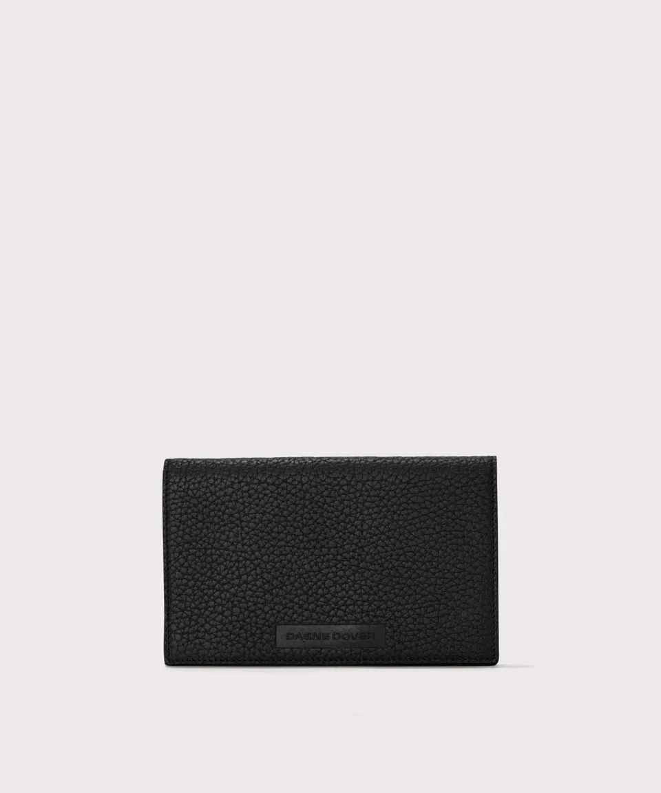 dagne-dover-accordion-travel-wallet-in-onyx-leather-passport-holder-with-card-sl image 1