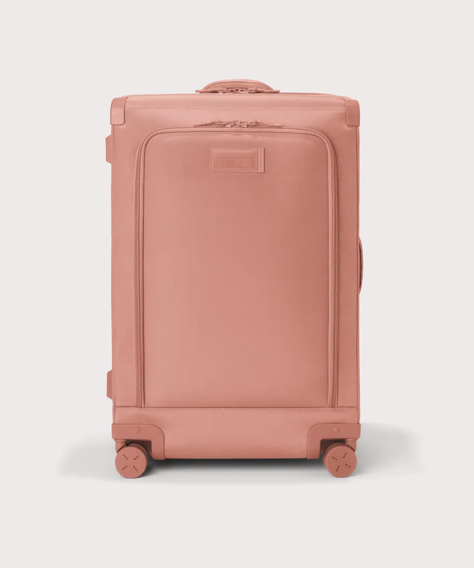 dagne-dover-sydney-checked-luggage-in-warm-dust-larger-28-5-inch image 1