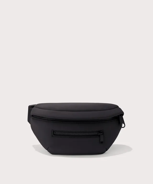 dagne-dover-ace-fanny-pack-in-onyx-waterproof-neoprene-belt-bag image 1