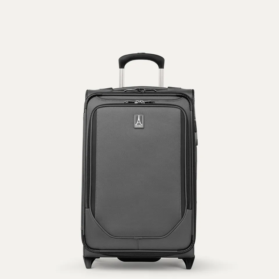 travelpro-crew-classic-carry-on-rollaboard-2-wheeled-spinner-option-with-expanda image 1