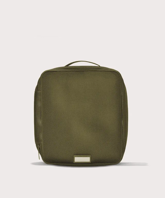 dagne-dover-roma-packing-cube-in-dark-moss-air-mesh-extra-large image 1