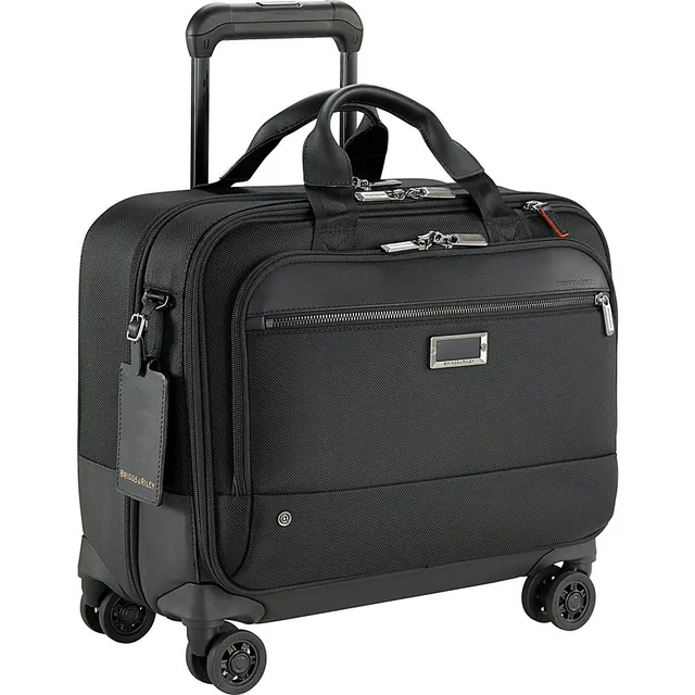 briggs-riley-work-medium-spinner-brief-360-rolling-laptop-briefcase-fits-15-6-la image 1