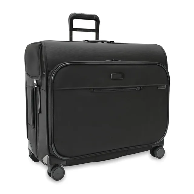 briggs-riley-baseline-deluxe-wardrobe-spinner-checked-luggage-with-garment-bag-3 image 1