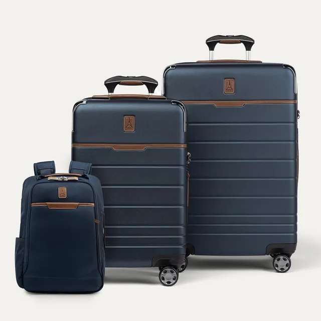 travelpro-x-travel-leisure-runway-ready-3-piece-set-carry-on-spinner-medium-chec image 1