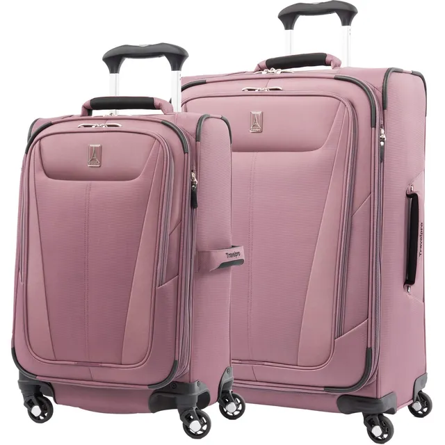 travelpro-maxlite-5-softside-expandable-luggage-2-piece-set-21-25-dusty-rose-pin image 1