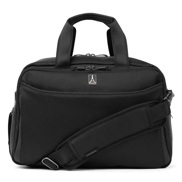 travelpro-crew-classic-underseat-tote-bag-lightweight-personal-item-black image 1