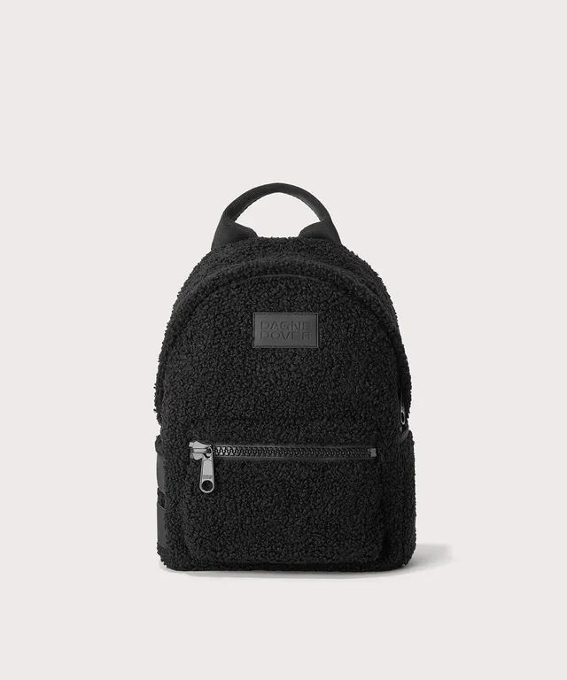 dagne-dover-dakota-backpack-small-in-onyx-shearling-compact-neoprene-backpack-wi image 1
