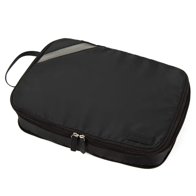 travelpro-essentials-large-expandable-packing-cube-black image 1