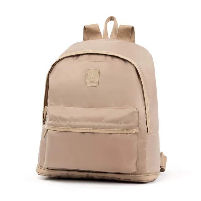 travelpro-essentials-foldable-backpack-khaki image 1