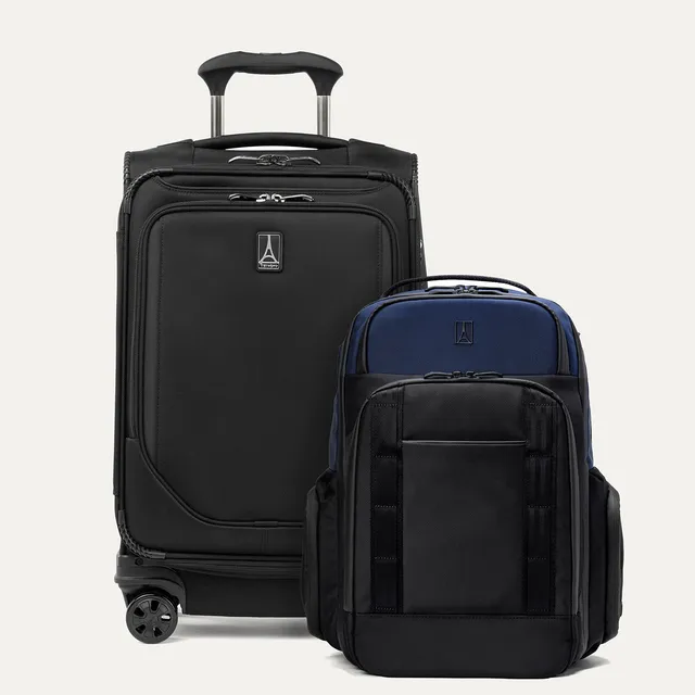travelpro-crew-classic-carry-on-spinner-altitude-large-backpack-set-2-piece-lugg image 1