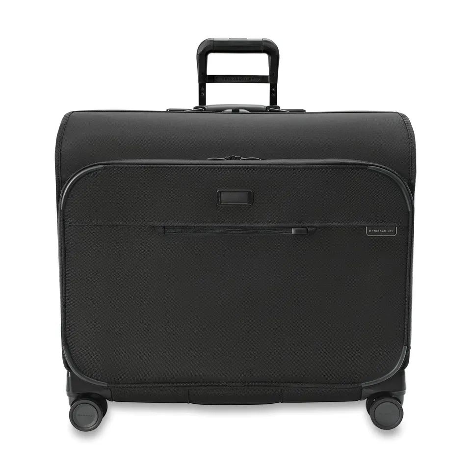 briggs-riley-baseline-deluxe-wardrobe-spinner-4-wheel-checked-luggage-suiter-wit image 1