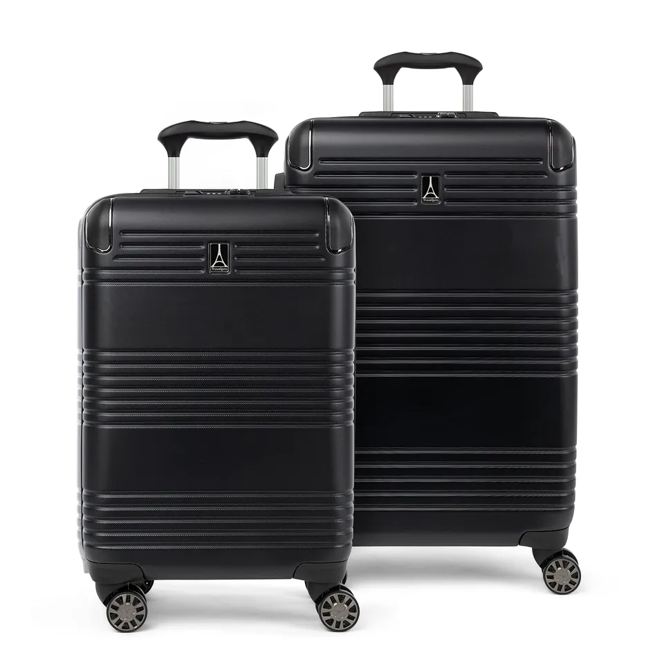 travelpro-roundtrip-hardside-expandable-luggage-set-21-25-black-2-piece-with-tsa image 1