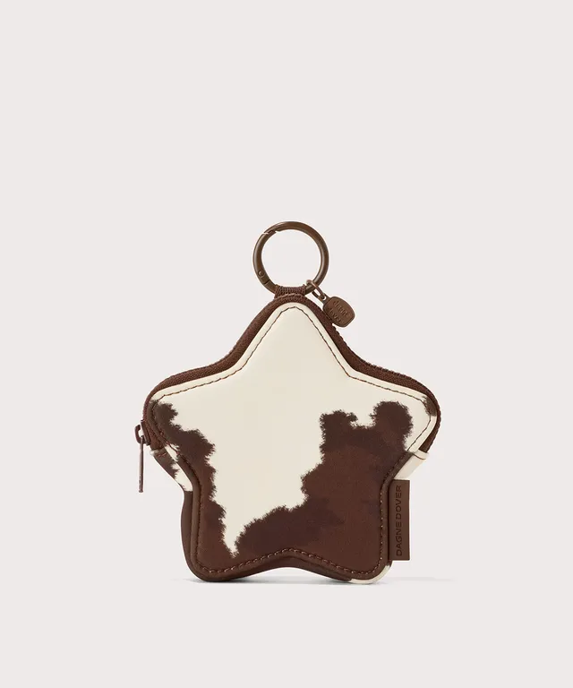 dagne-dover-star-keychain-in-cow-print image 1