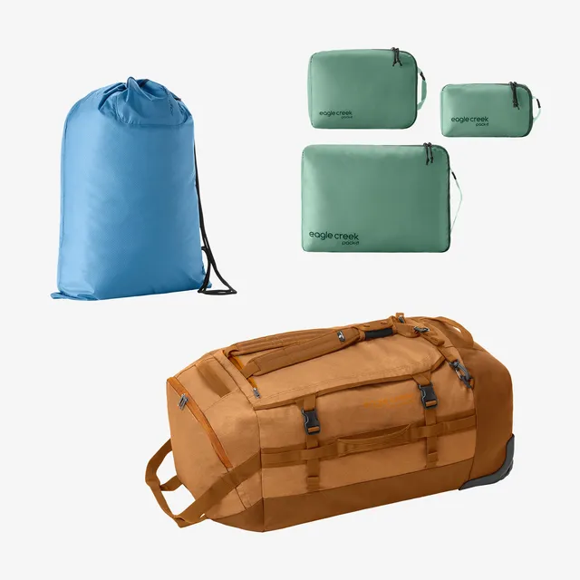 eagle-creek-road-trip-bundle-cargo-hauler-110l-packing-cubes-laundry-sack image 1