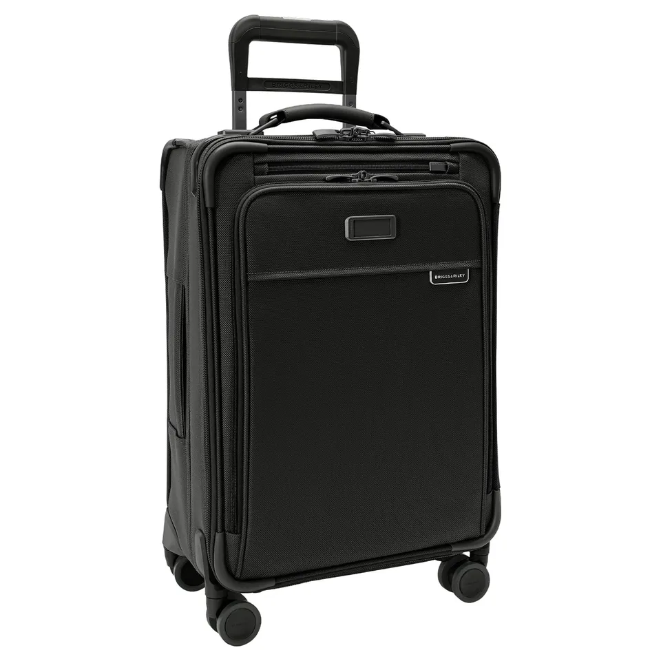 briggs-riley-essential-22-carry-on-expandable-spinner-baseline-collection-black image 1