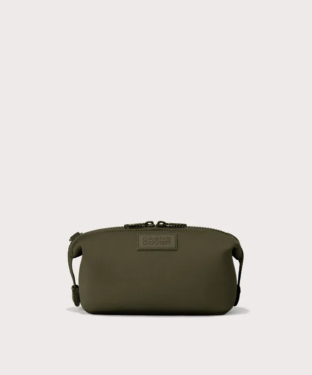 dagne-dover-hunter-toiletry-bag-in-dark-moss-small-premium-neoprene-organizer image 1