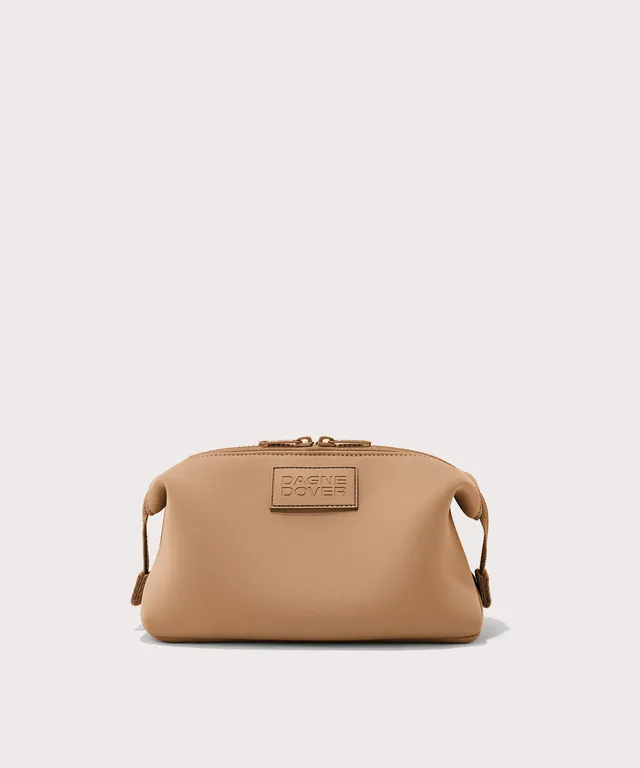 dagne-dover-hunter-toiletry-bag-large-in-camel-neoprene-travel-organizer-with-re image 1