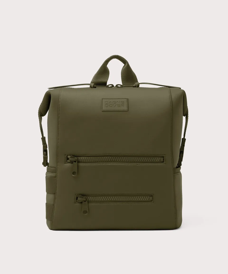dagne-dover-indi-diaper-backpack-in-dark-moss-large image 1