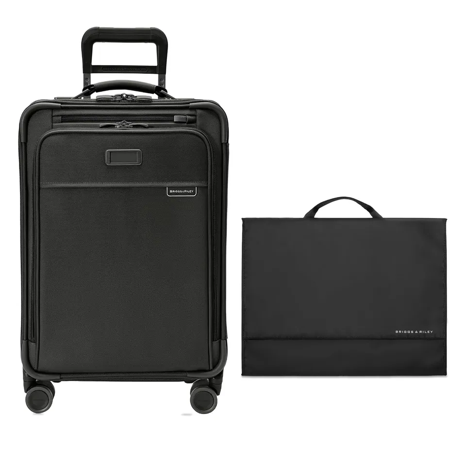 briggs-riley-essential-22-carry-on-expandable-spinner-garment-folder-black image 1