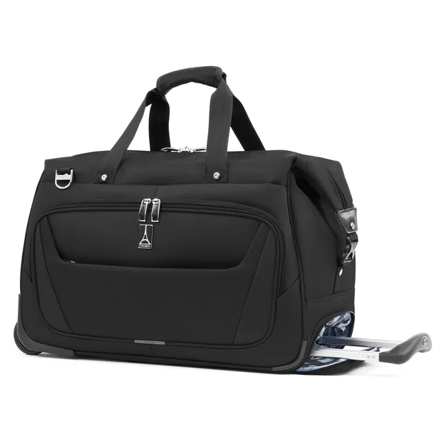 travelpro-maxlite-5-carry-on-rolling-duffel-bag-black-20-inch image 1