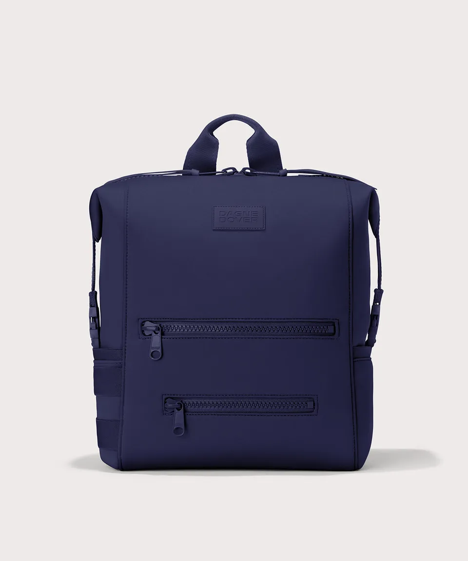 dagne-dover-indi-diaper-backpack-in-storm-large-spacious-diaper-bag-with-pockets image 1
