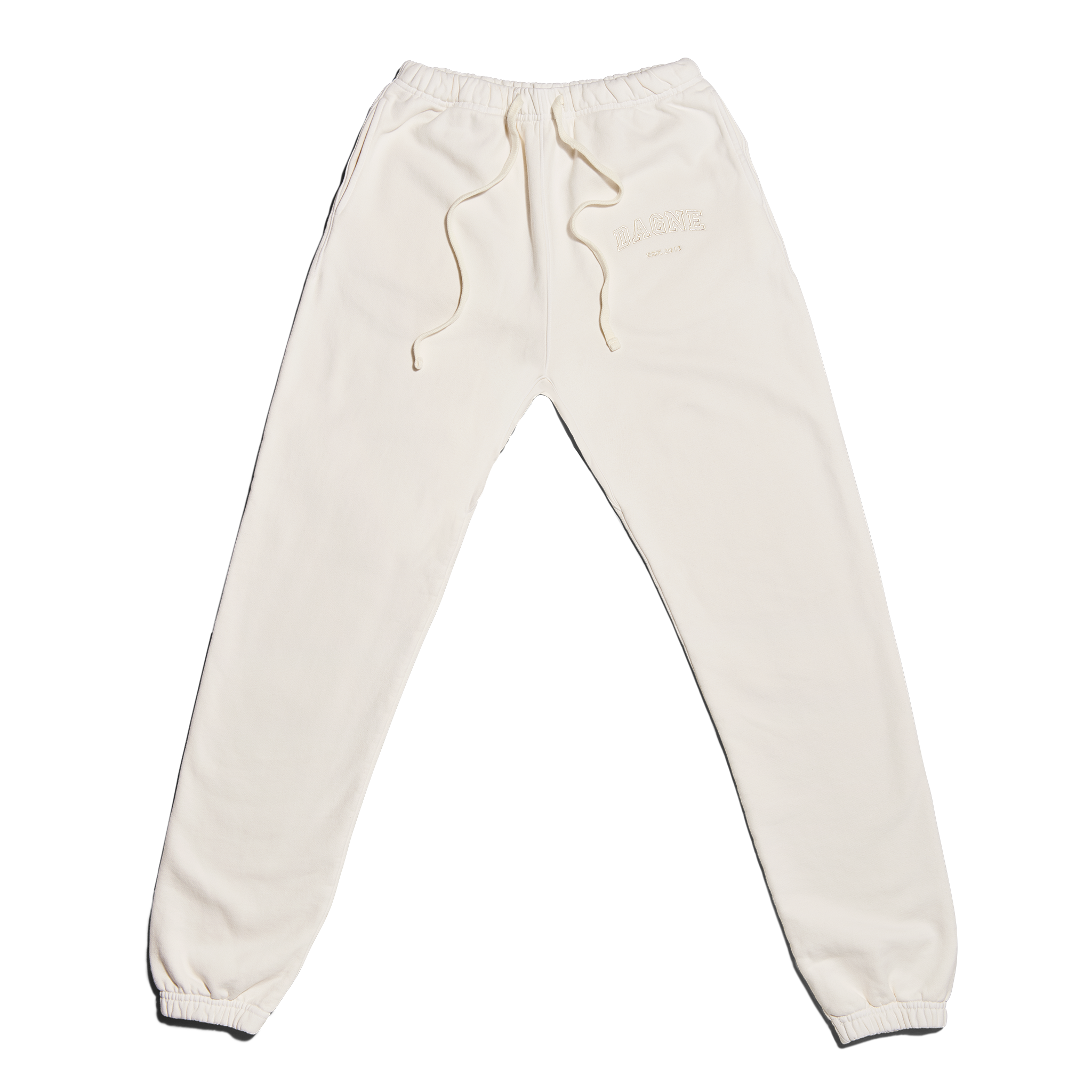dagne-dover-varsity-logo-sweatpants-in-moonbeam-4x-cotton-sweatpants-with-dagne- image 2