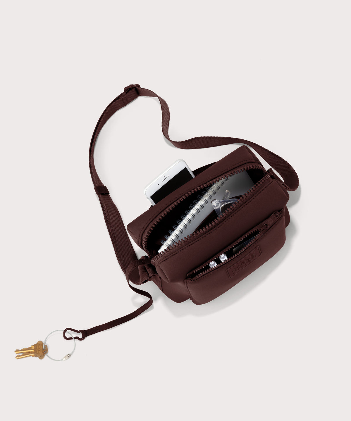 dagne-dover-micah-crossbody-in-ancho-ultra-light-neoprene-crossbody-bag-with-key image 2