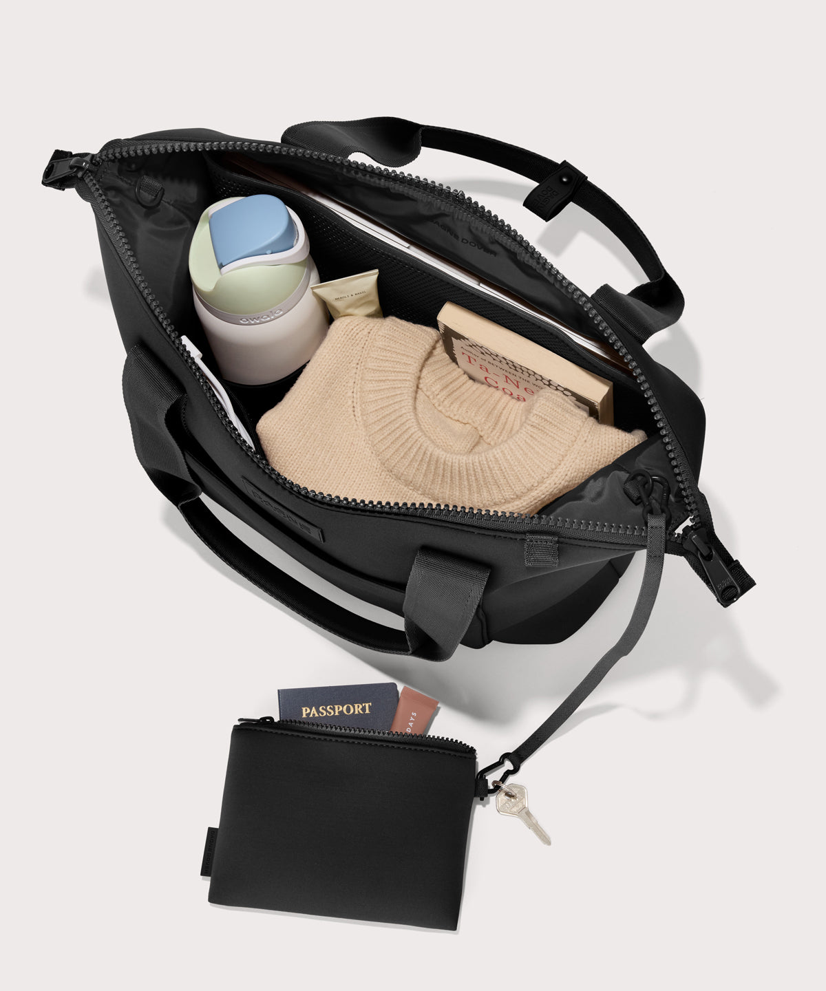 dagne-dover-noa-tote-in-onyx image 2