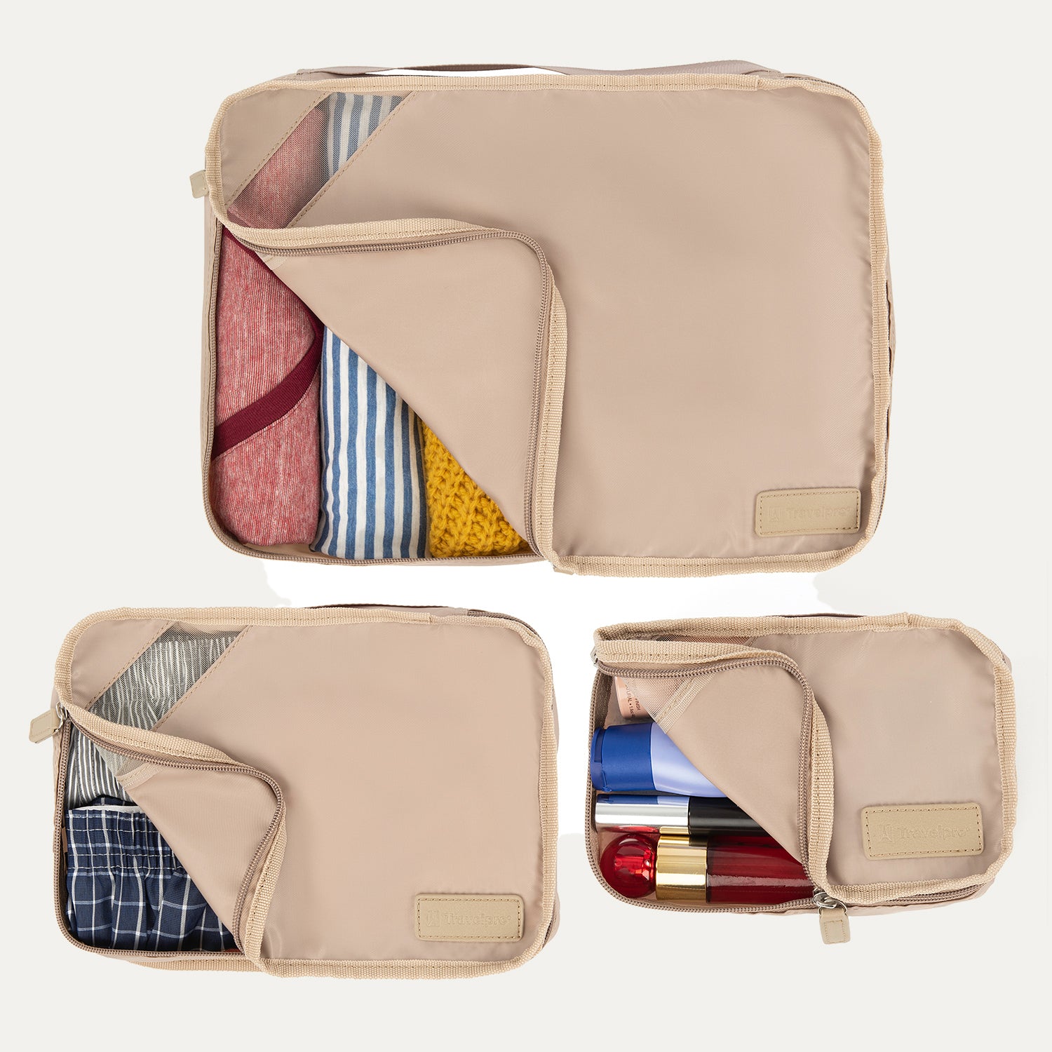 travelpro-essentials-3-pack-packing-cube-set-s-m-l-lightweight-travel-organizer- image 8