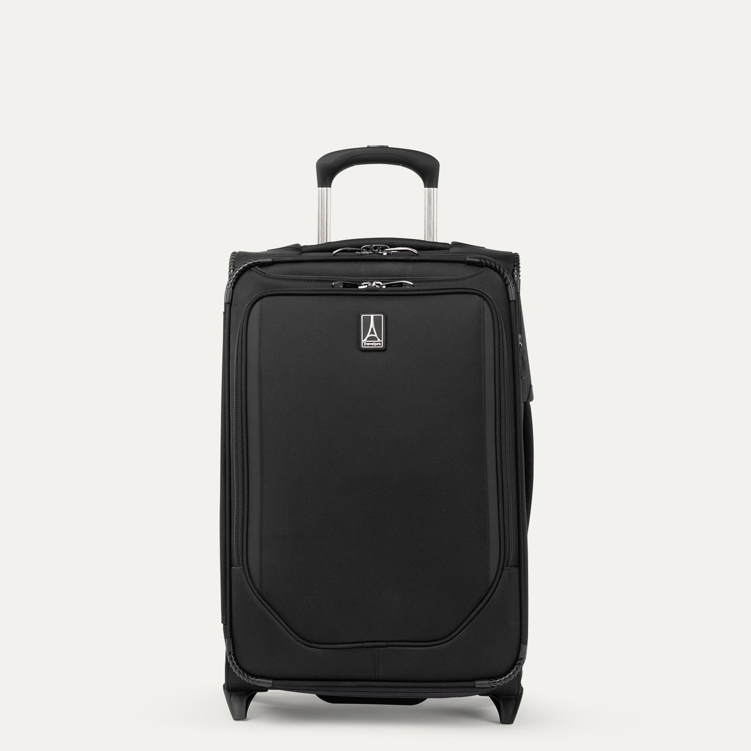 travelpro-crew-classic-carry-on-rollaboard-2-wheeled-spinner-option-with-expanda image 3
