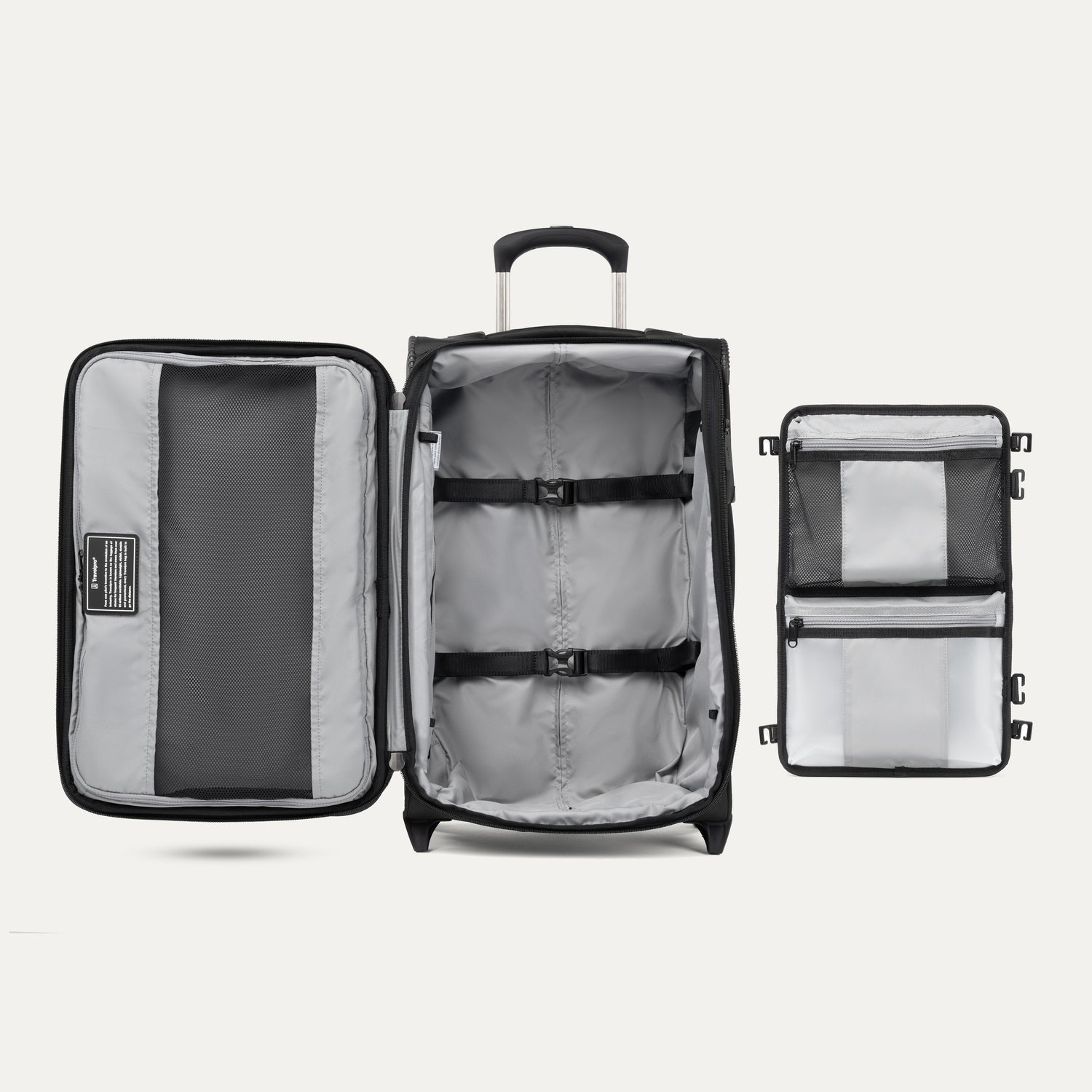 travelpro-crew-classic-carry-on-rollaboard-2-wheeled-spinner-option-with-expanda image 4