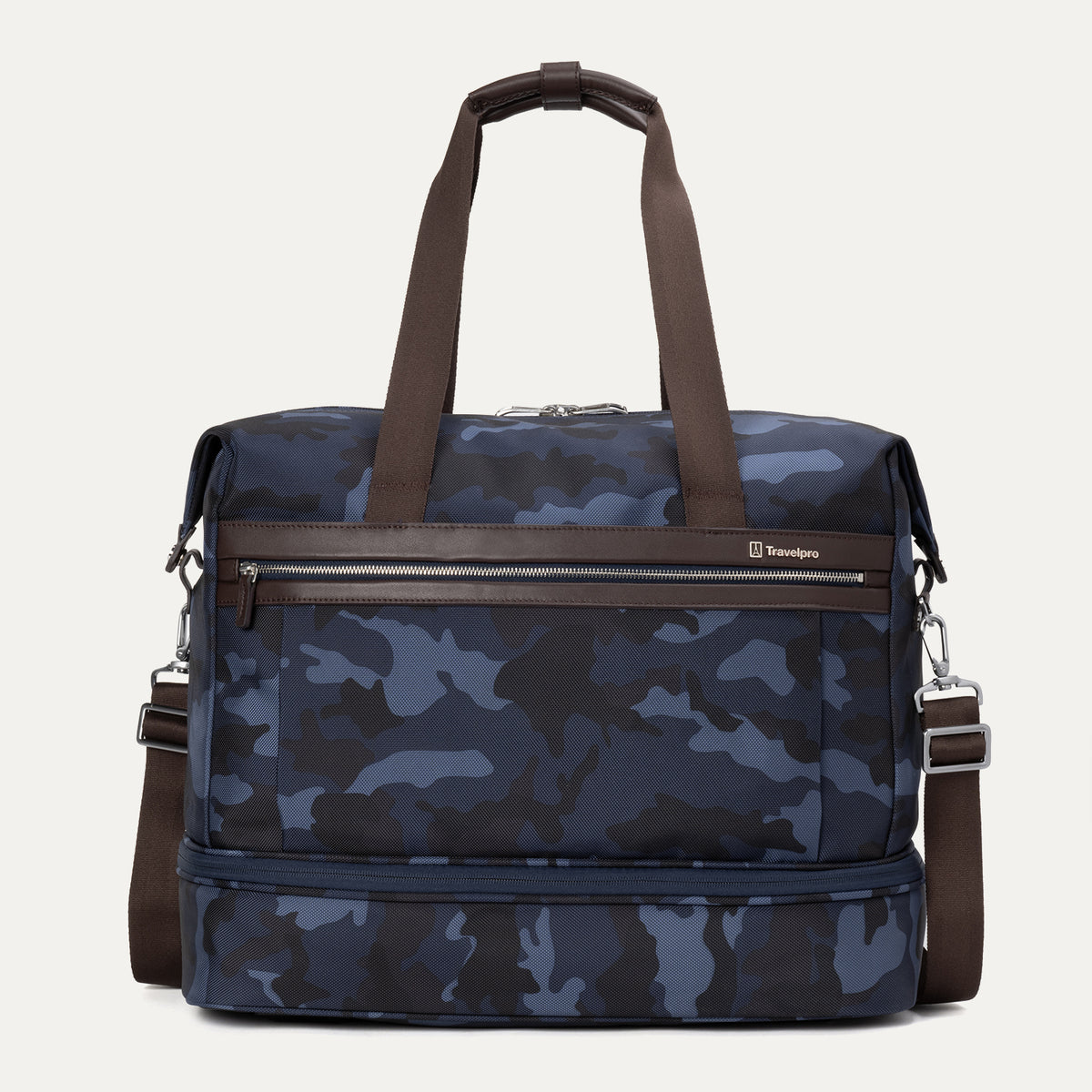 travelpro-platinum-elite-drop-bottom-weekender-camouflage image 1