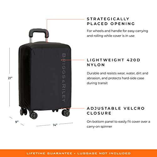 briggs-riley-sympatico-luggage-cover-black-carry-on image 7
