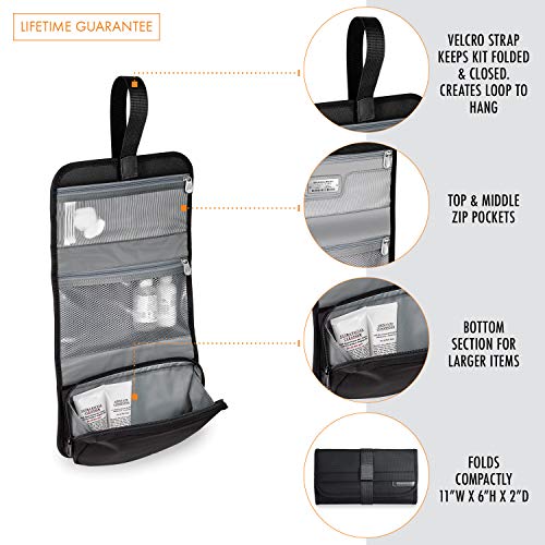 briggs-riley-baseline-compact-toiletry-kit-tri-fold-travel-organizer-with-wet-dr image 8