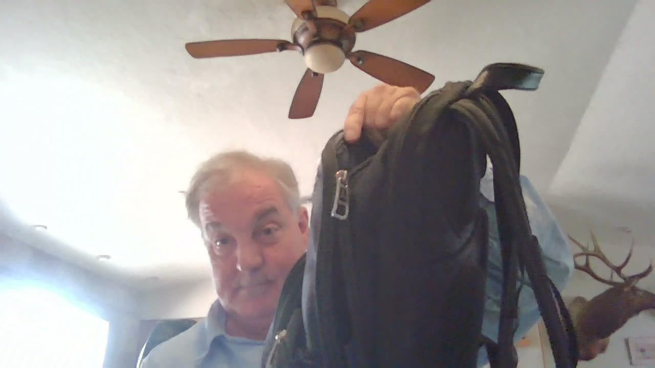 Solid business backpack