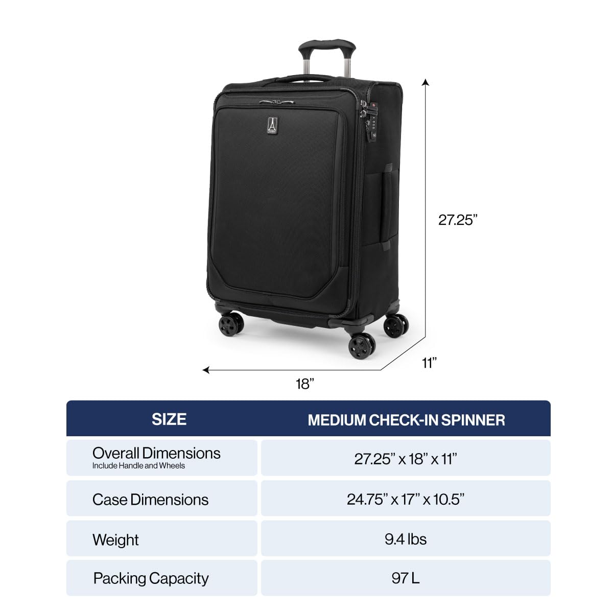 travelpro-crew-classic-lightweight-softside-expandable-checked-luggage-8-wheel-s image 6