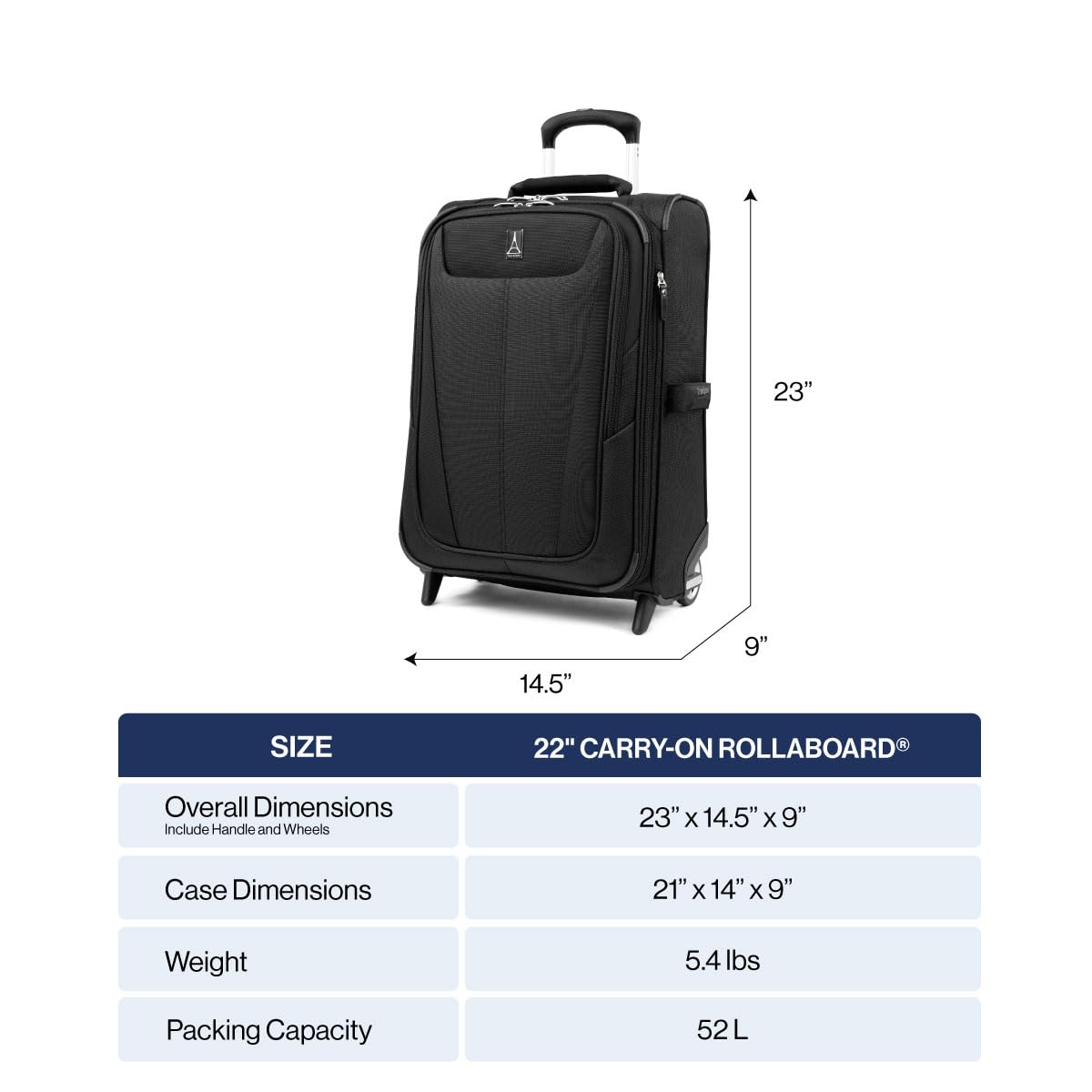 travelpro-maxlite-5-softside-expandable-upright-2-wheel-carry-on-luggage-lightwe image 6
