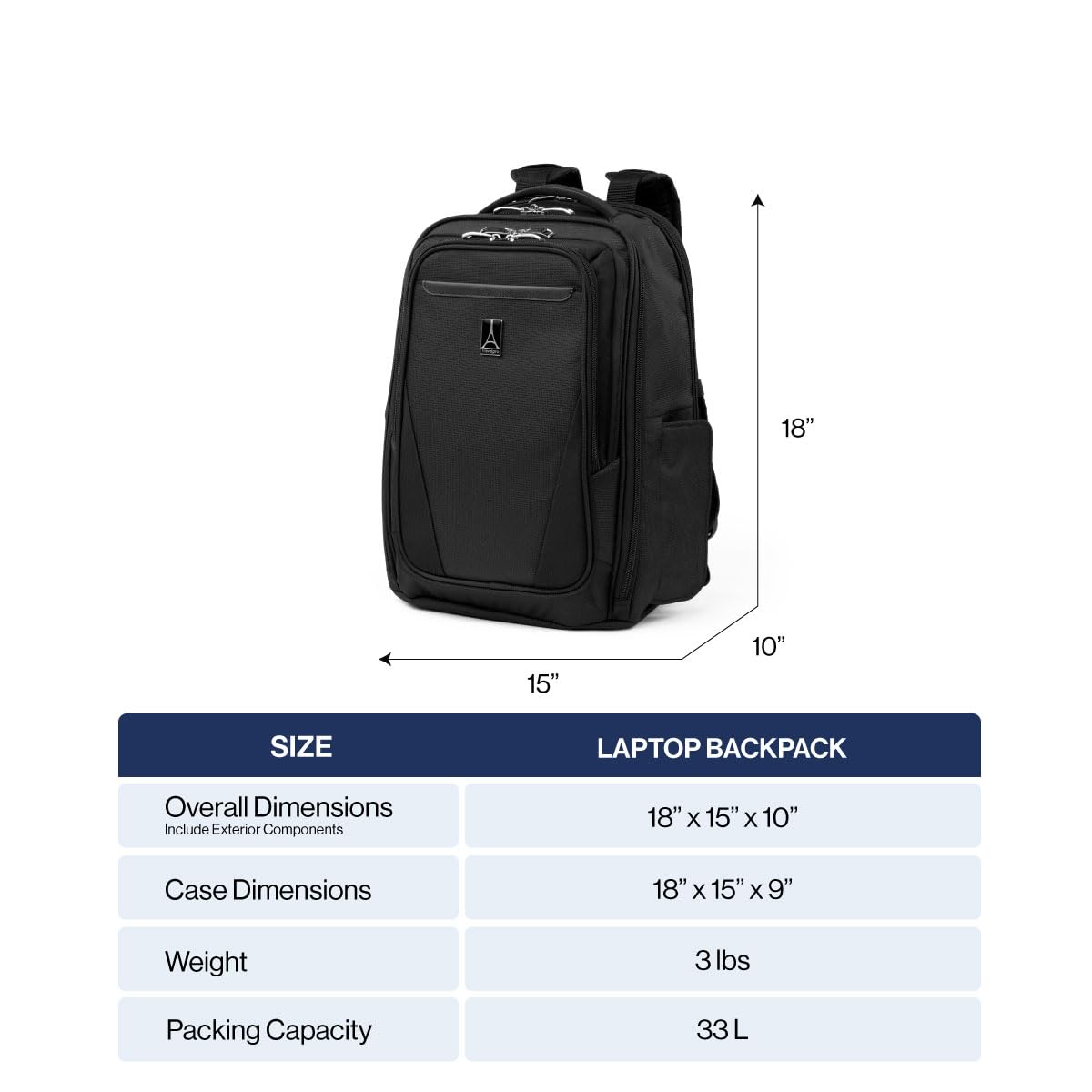 travelpro-maxlite-lightweight-laptop-backpack-fits-15-laptop-11-tablet-water-res image 2