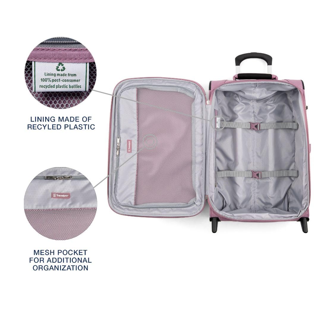 travelpro-maxlite-5-softside-expandable-upright-2-wheel-carry-on-luggage-lightwe image 4