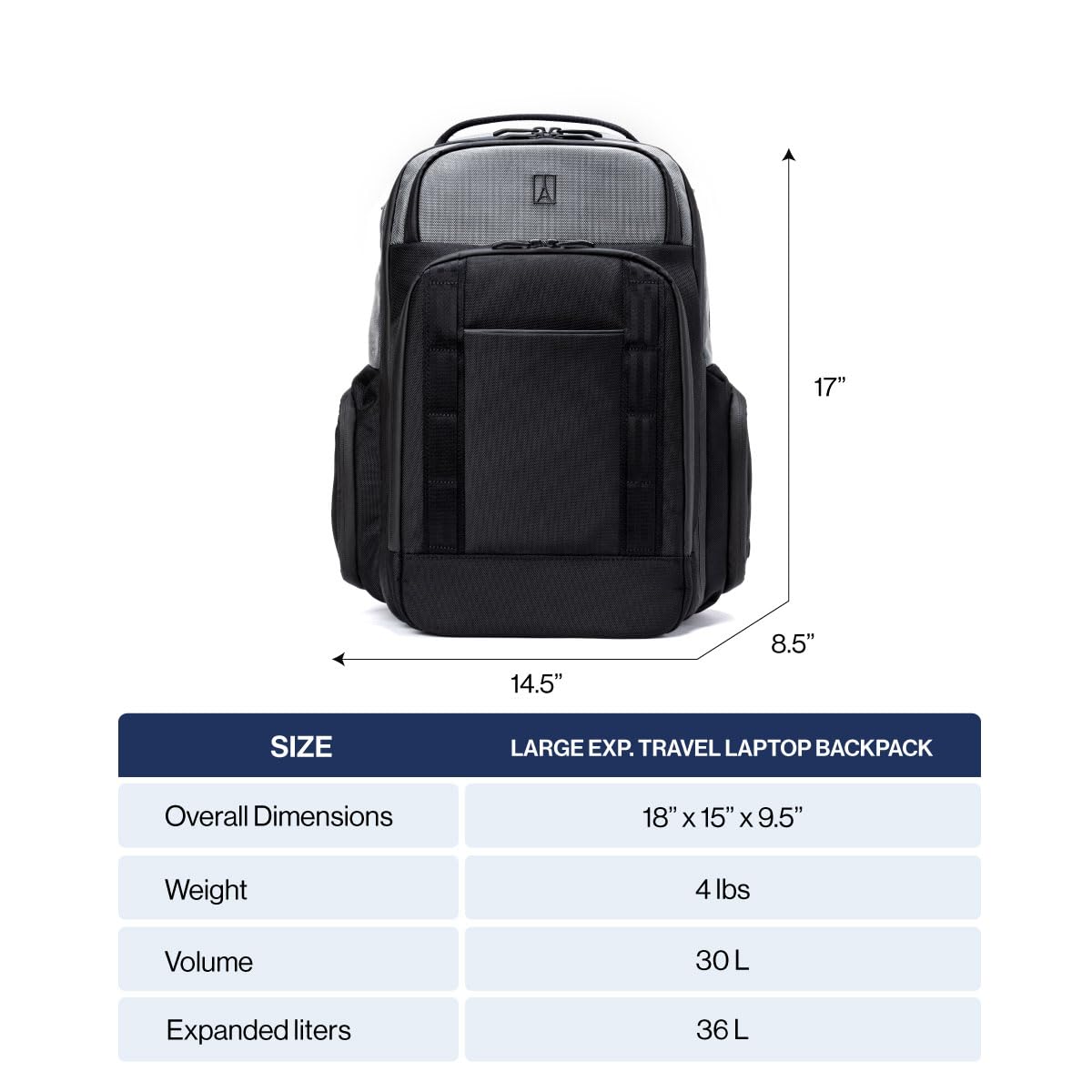 travelpro-altitude-large-expandable-travel-laptop-backpack-30-36l-16-inch-laptop image 6