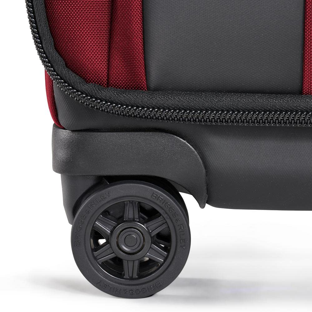 briggs-riley-zdx-expandable-luggage-with-4-spinner-wheels-brick-checked-medium-2 image 7